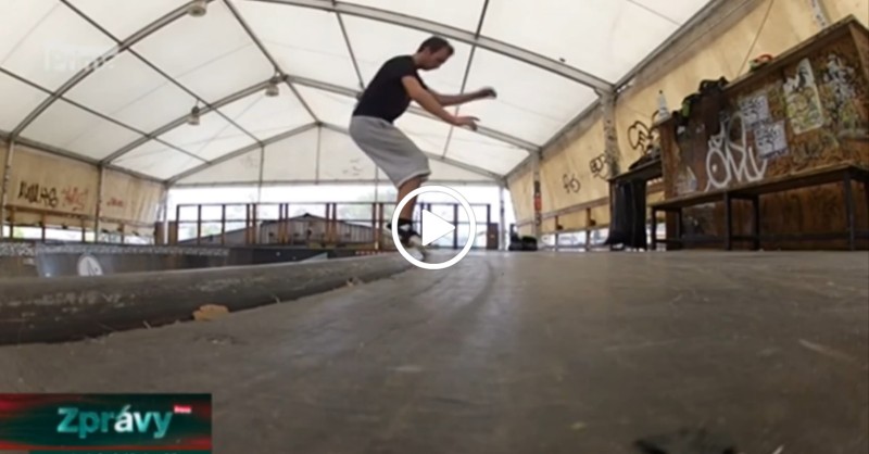 Freeline skates Jan Nechvíle FTV Prima